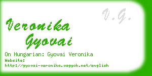 veronika gyovai business card